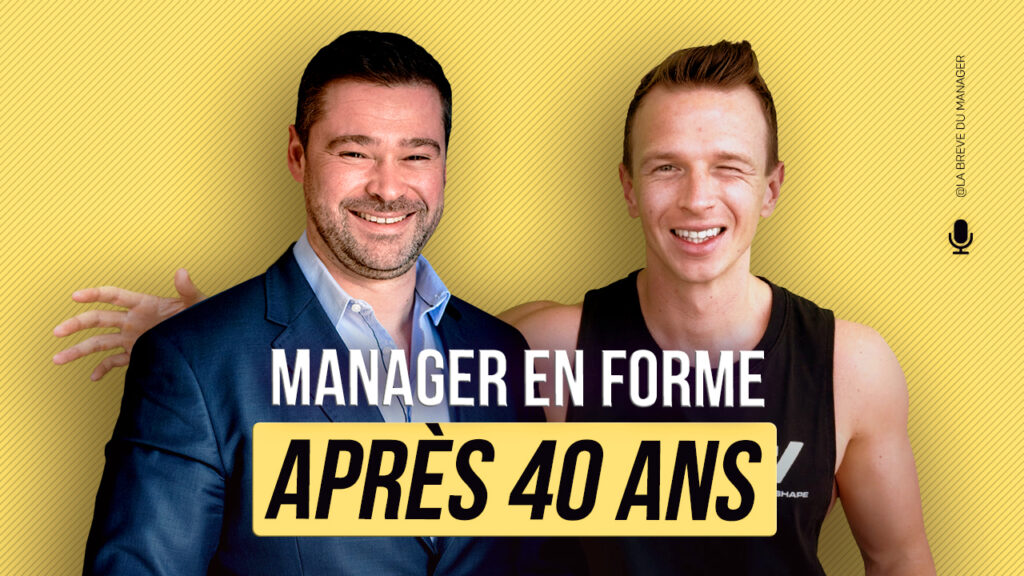 Clément Bergon et Pierre de Papa InShape, avec le texte « Manager en forme après 40 ans ».